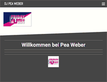 Tablet Screenshot of peaweber.ch